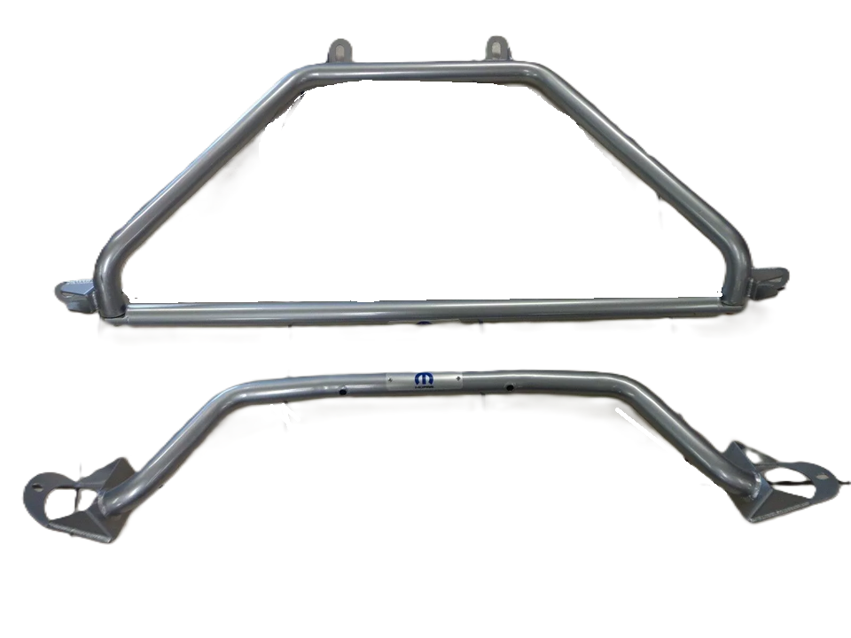 Mopar Front & Rear Strut Tower Brace 11-23 LX Cars, Challenger - Click Image to Close